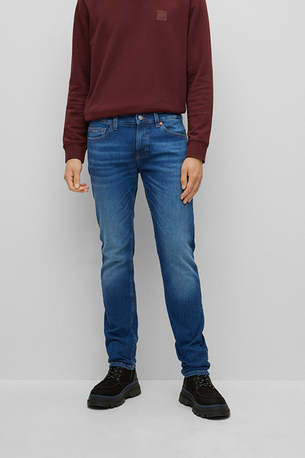 SLIM-FIT JEANS BOSS - 425 BLUE